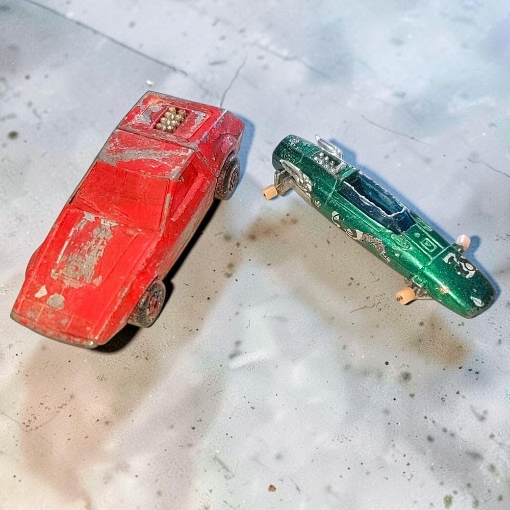 VTG Hot Wheels Redline Green Indy Eagle Matchbox Midnight Magic Red Diecast Lot